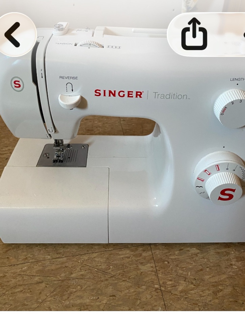 SINGER Tradition 2250 Sewing Machine - For Parts or Repair